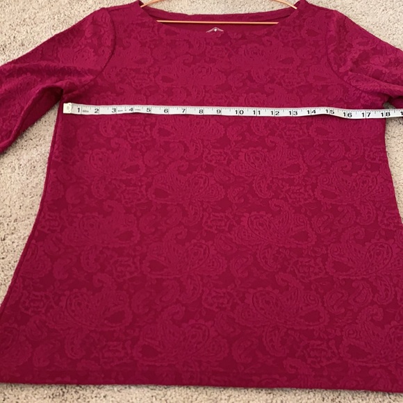 Size Petite Medium St. John’s Bay beautiful Top - Picture 3 of 4